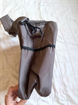 Borsa frigo tracolla grigia e arancione di Belfe