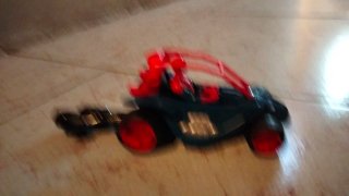 Spiderman con Kart y Lanzador