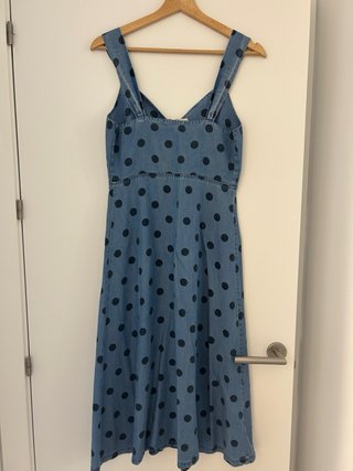 Vestido Midi Lunares de Mango