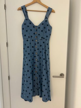 Vestido Midi Lunares de Mango