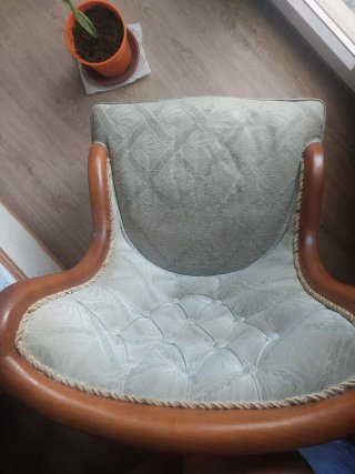 Butaca Descarzadora Beige y Marrón