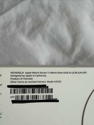 Apple Watch Serie 11 GPS 46mm NUEVO! Correa S/M
