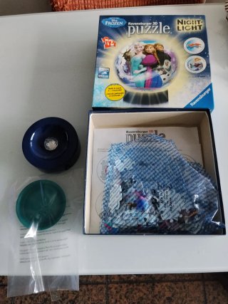 Puzzle 3D Ravensburger Frozen Night Light 72 pieza