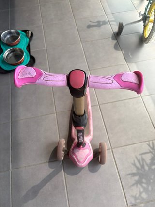 Patinete 3 Ruedas Niña Rosa