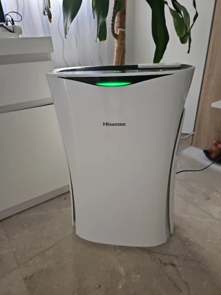 Purificador de aire Hisense blanco