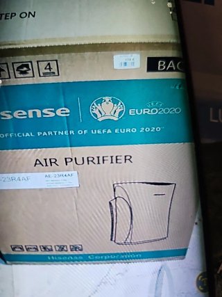 Purificador de aire Hisense blanco