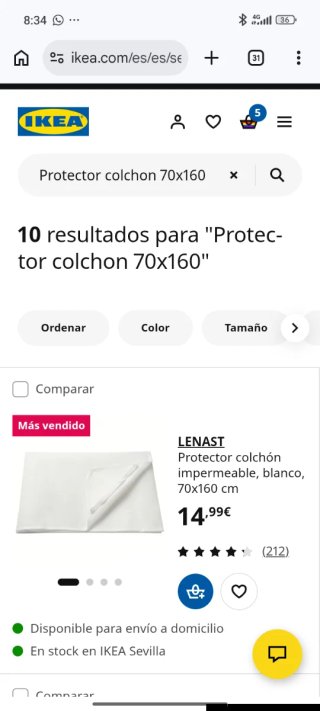 Cama infantil madera IKEA SNIGLAR