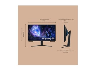 Monitor Gaming 27" Odyssey G5 G51F QHD 180Hz Plano