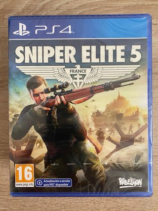Pack 6 Juegos PS4: Sniper Elite 4, 5, Spider-Man,