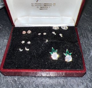 Pendientes de plata de ley 925 diseño variados.