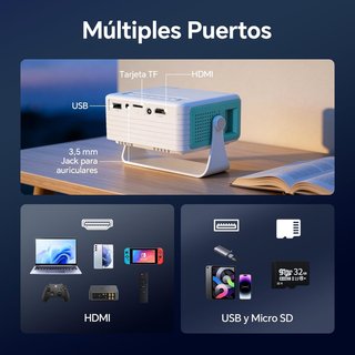 Mini proyector WOLFANG Full HD 1080P [PRECINTADO]