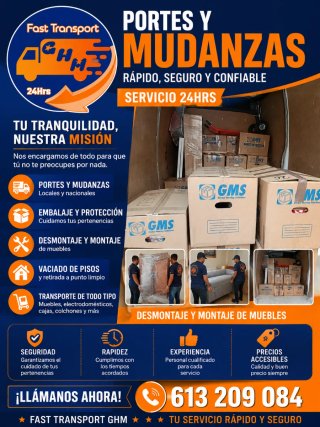 Portes y mudanzas