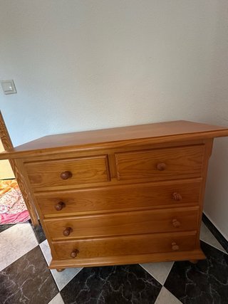 Conjunto dormitorio madera