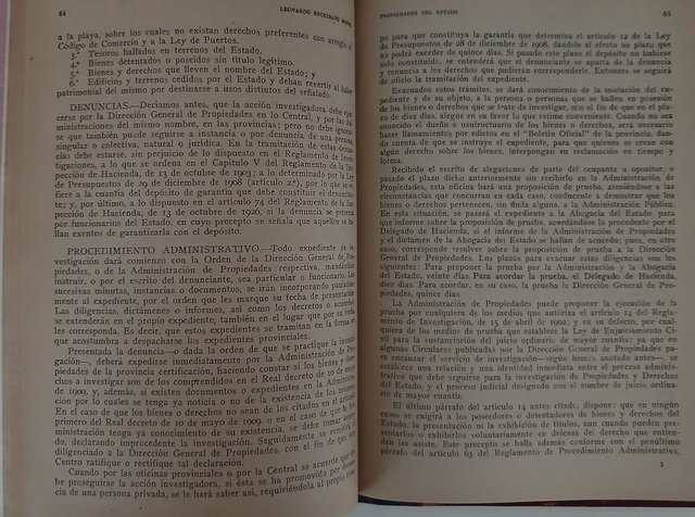 PROPIEDADES DEL ESTADO. COLECCIÓN LEGISLATIVA HACI