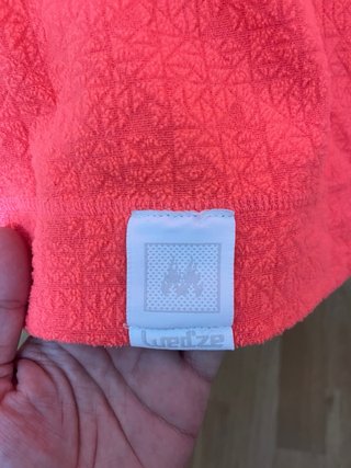 Sudadera térmica Wed'ze coral cuello alto