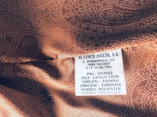 Chaqueta de piel El Corte Inglés