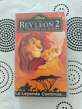 El Rey León 2 El Tesoro de Simba VHS Disney