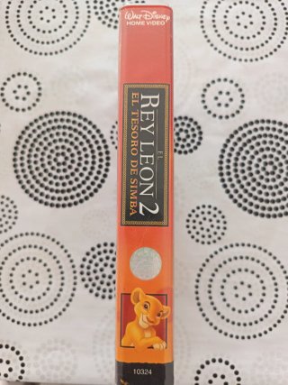 El Rey León 2 El Tesoro de Simba VHS Disney