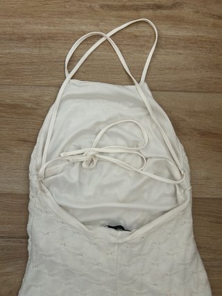 Vestido blanco Stradivarius Talla S