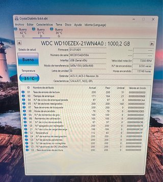 Disco Duro WD 1TB SATA 3.5 WD10EZEX