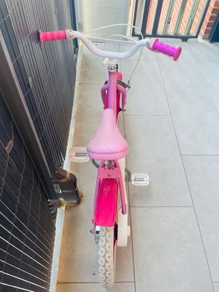 Bicicleta infantil 14 pulgadas rosa