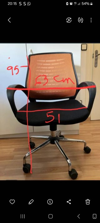 Silla de oficina ergonómica cómoda
