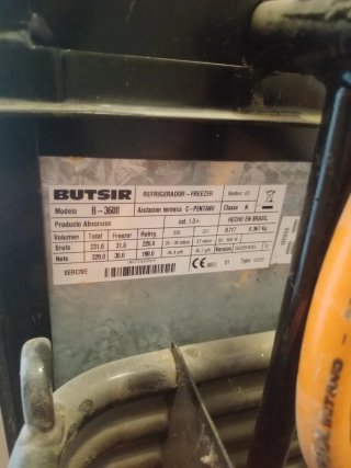 Frigorífico Butano Butsir