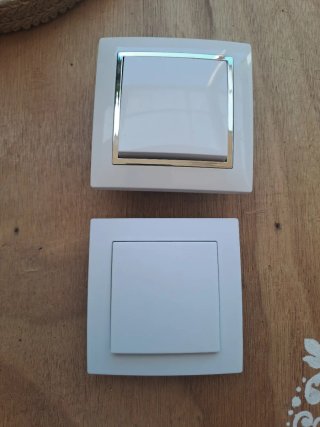 Interruptores de luz con caja