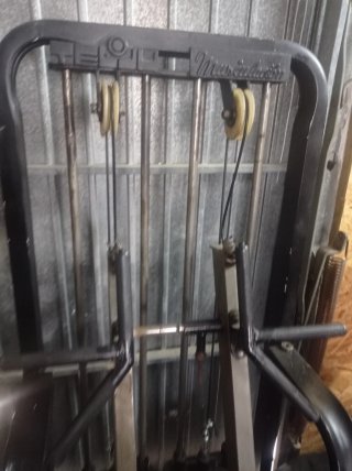 Máquina de remo con placas