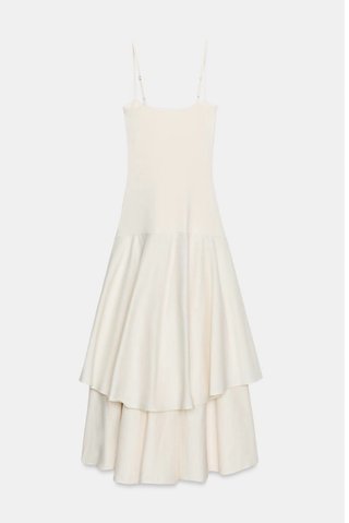 Vestido Zara Blanco Talla M