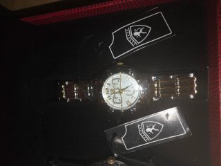 Imitación de la marca Ferrari Pack 2 Relojes Oro y