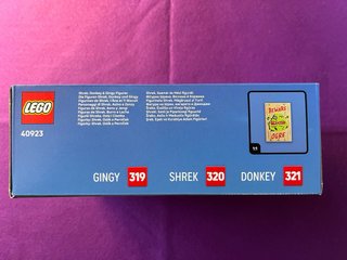 LEGO BrickHeadz 40923 Shrek, Donkey & Gingy NUEVO