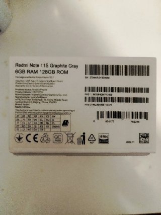 Xiaomi Redmi Note 11S Nero