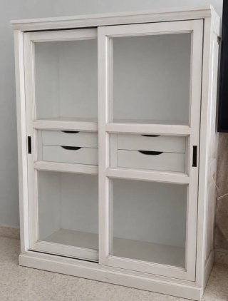 Muebles de salón blancos
