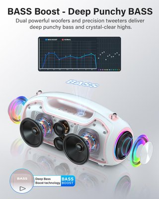 Altavoz Bluetooth VUOPAX B48A 200W portátil