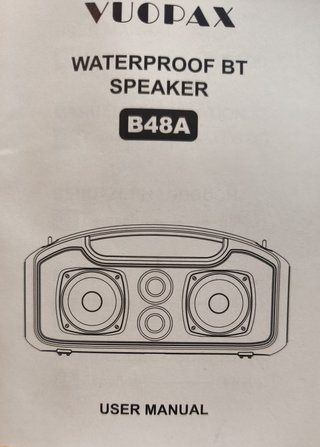 Altavoz Bluetooth VUOPAX B48A 200W portátil