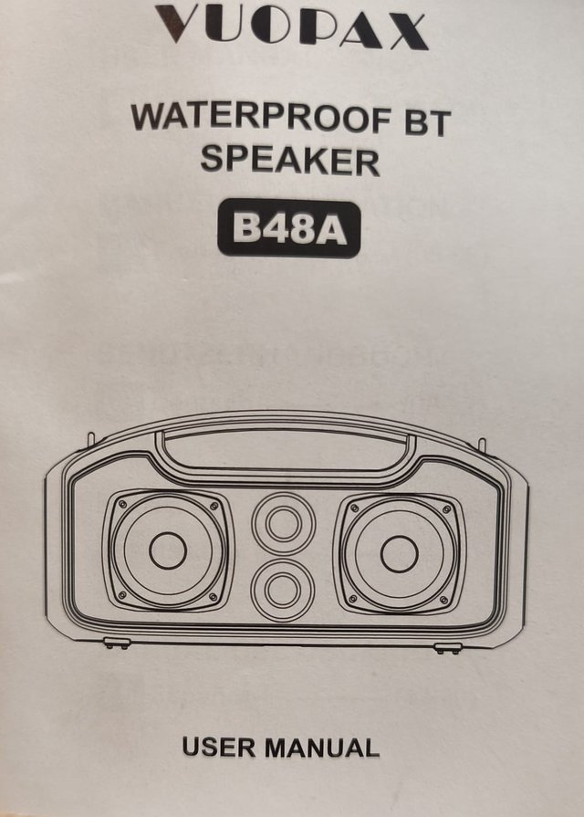Altavoz Bluetooth VUOPAX B48A 200W portátil