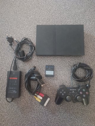 PlayStation 2 Negra Completa