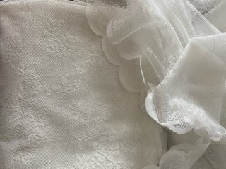Cortinas largas de encaje blancas Ikea
