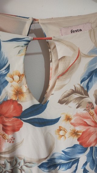 Vestido Verano Estampado Talla 52
