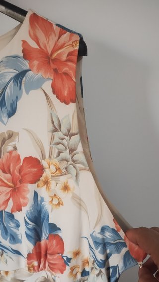 Vestido Verano Estampado Talla 52