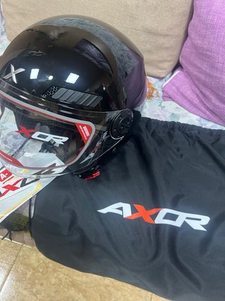 Casco AXOR KIOTO SOLID Negro Talla L + equipamient