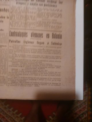 Periódico Yugo Falange II Guerra Mundial 1944