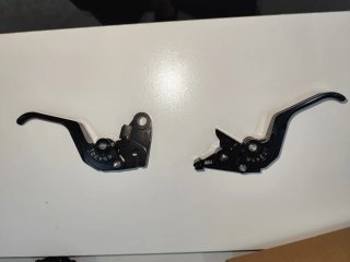 Manetas Kawasaki Z750 (07-12) Negro/Plata