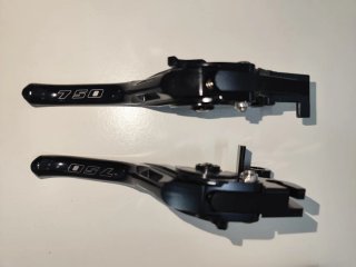 Manetas Kawasaki Z750 (07-12) Negro/Plata