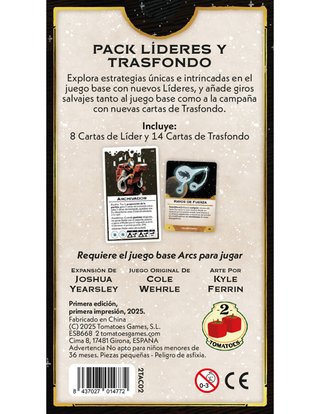 Arcs: Líderes y Trasfondo - Expansión