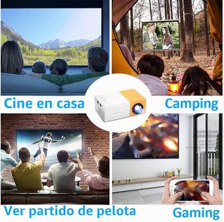 VBESTLIFE Mini Proyector 1080p Portátil HDMI