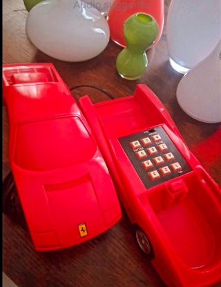 Telefono Ferrari Anni 80 Testarossa Rosso
