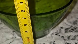 Tara!! 9 Cuencos/tazones Duralex ámbar y verde