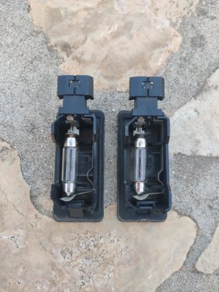 Plafones matrícula originales BMW
